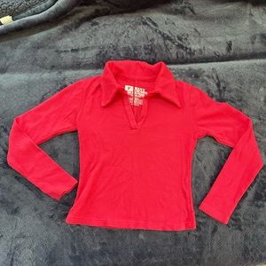 Big Bud Press - P - Hot Pink Long Sleeve Fisherman’s Polo